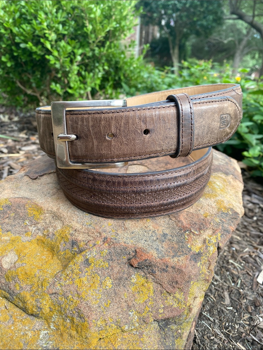 JRC & Sons Handmade Genuine Goat Leather Belt Size 44